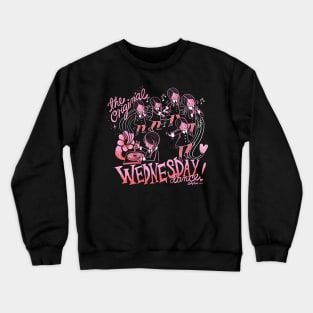 Vintage girl wednesday Crewneck Sweatshirt